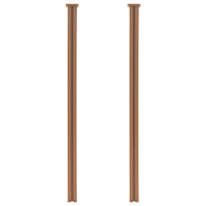 vidaXL Tvoros stulpai, 2 vnt., WPC, 185 cm