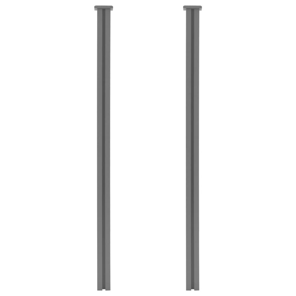 vidaXL Fence Posts 2 pcs WPC 185 cm