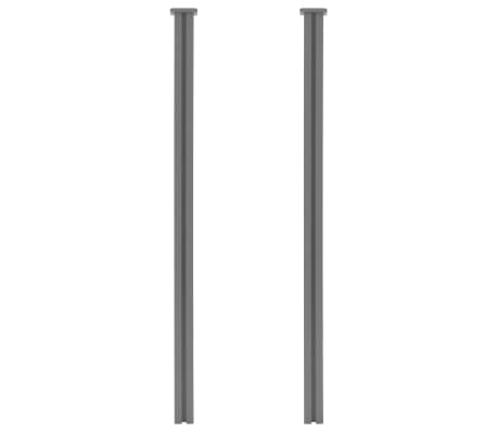 vidaXL Fence Posts 2 pcs WPC 185 cm