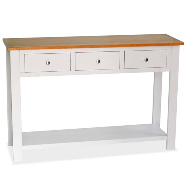 vidaXL konsoollaud 118 x 35 x 77 cm, tammepuit
