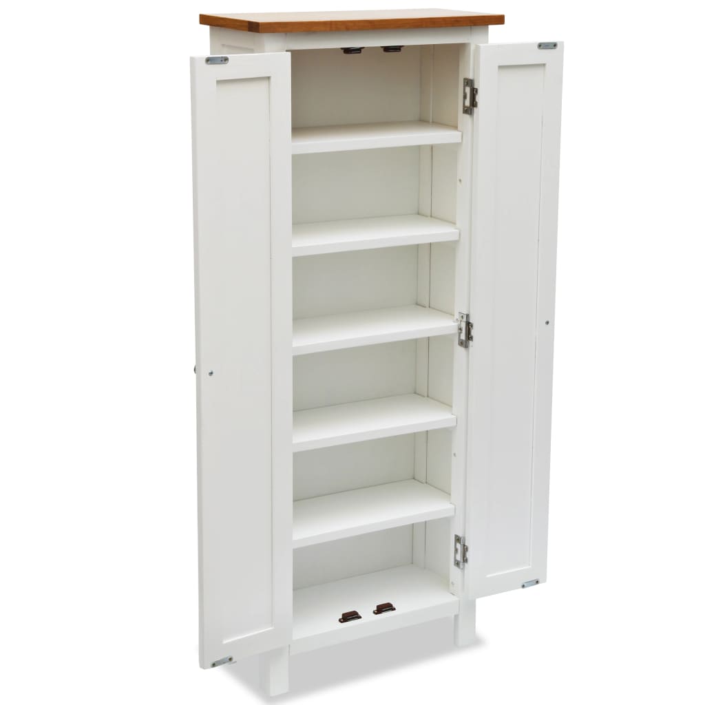 

vidaXL Mediakast 50x22x122 cm massief eikenhout