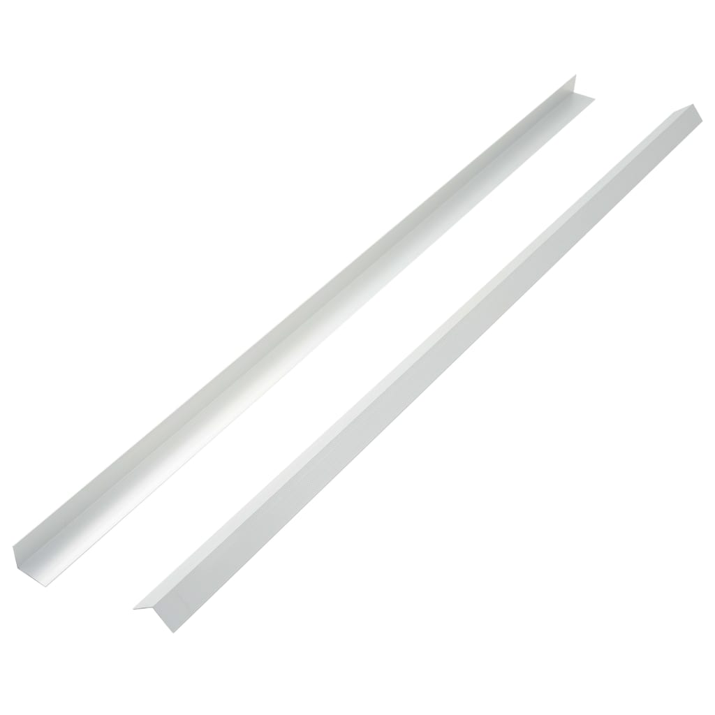 

vidaXL 5 st Terras hoekplinten 170 cm aluminium zilverkleurig