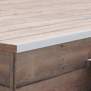 Talne obrobne letve 5 kosov aluminij 170 cm srebrne