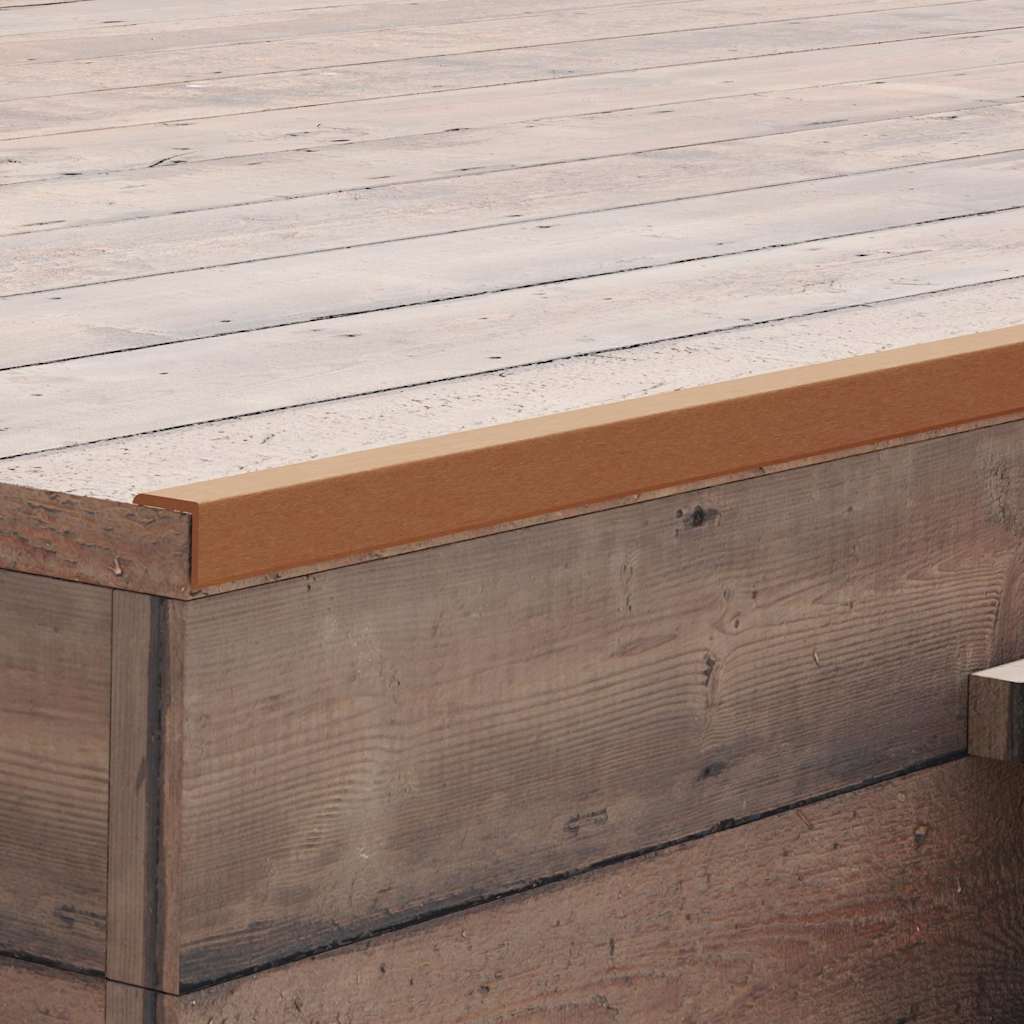 vidaXL Winkelleisten 5 Stk. WPC 170 cm Hellbraun