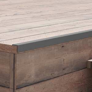 vidaXL 5 tk terrassi nurgaliistud, WPC 170 cm, hall
