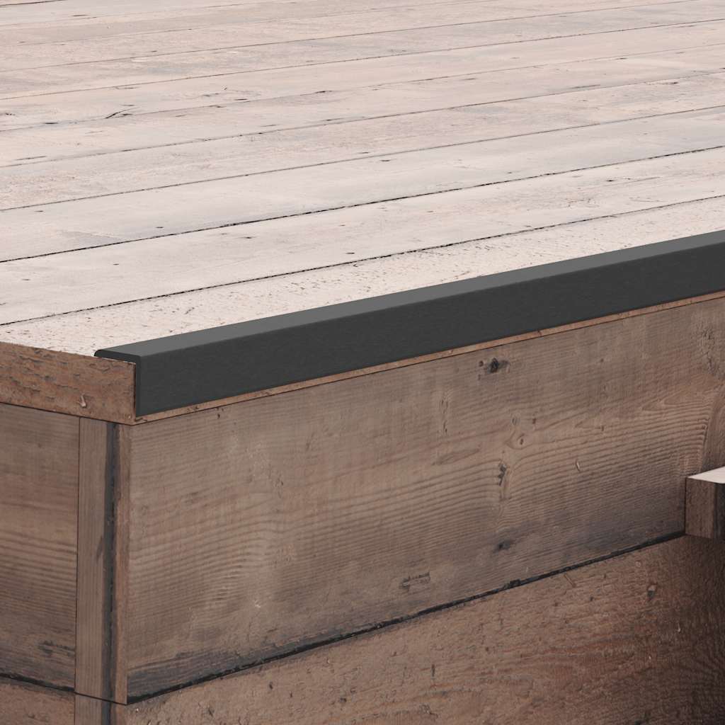 vidaXL Winkelleisten 5 Stk. WPC 170 cm Schwarz