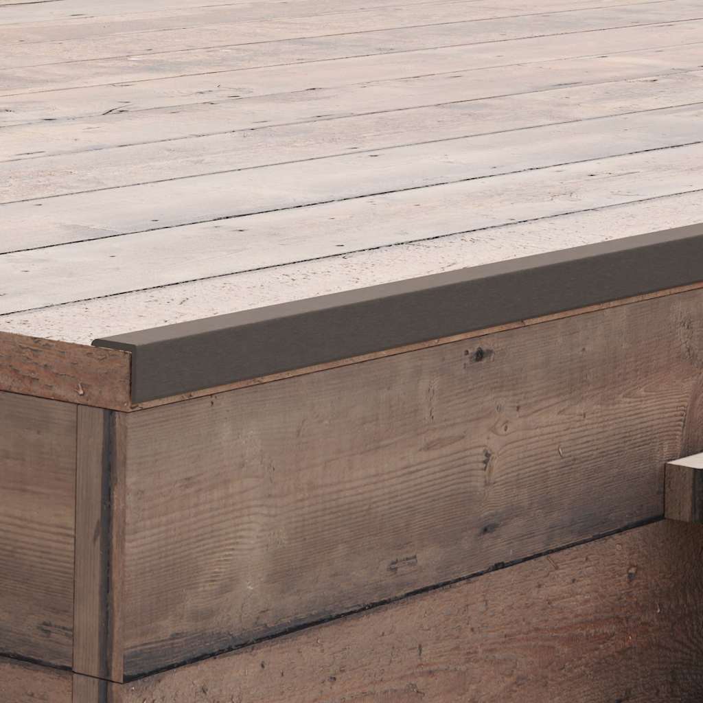 vidaXL Winkelleisten 5 Stk. WPC 170 cm Dunkelbraun