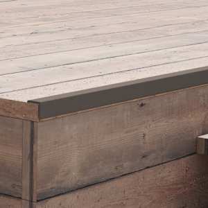 Talne obrobne letve 5 kosov WPC 170 cm temno rjave