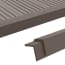  vidaXL 5 db sötétbarna WPC teraszburkoló sarokprofil 170 cm termék 2. képe