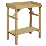 vidaXL Mesa de jardinera madera de pino impregnada FSC 75x40x90 cm