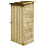 vidaXL Capanno Attrezzi da Giardino in Legno di Pino FSC 88x76x175 cm