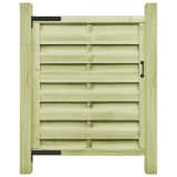 vidaXL Poort 100x125 cm FSC geïmpregneerd grenenhout groen