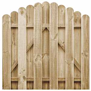 Vrtna vrata impregnirana borovina 100x100 cm