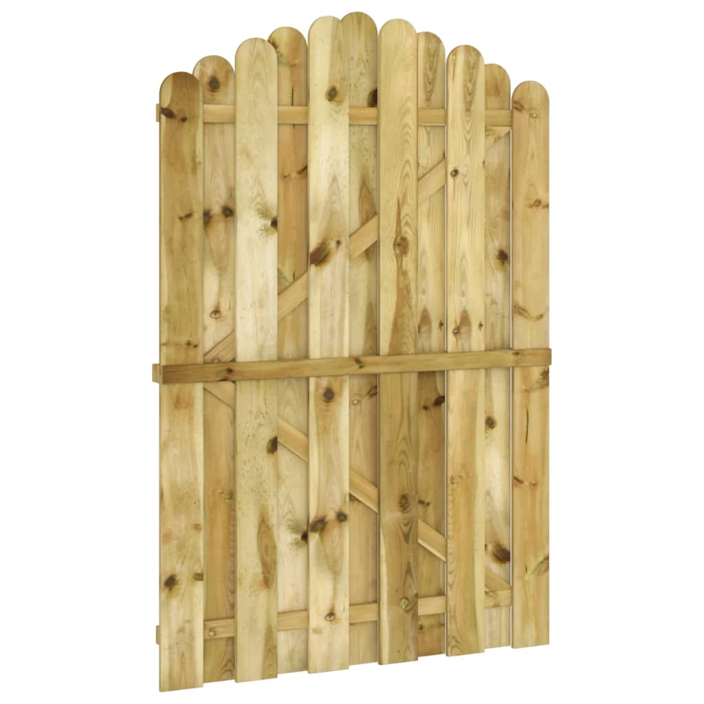 vidaXL Garden Gate Impregnated Pinewood 100x150 cm