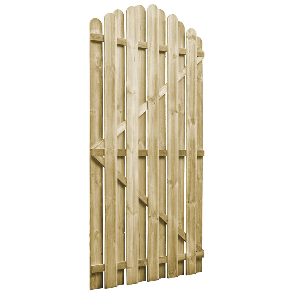 

vidaXL Poort 100x175 cm geïmpregneerd grenenhout