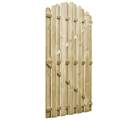 vidaXL Sodo vartai, 100x175cm, impregnuota pušies mediena