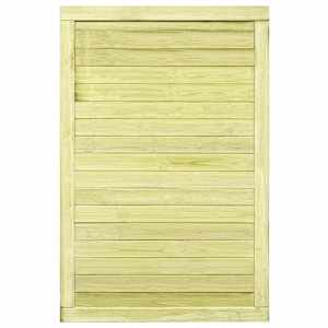 vidaXL Puerta de valla de madera de pino impregnada 150x100 cm