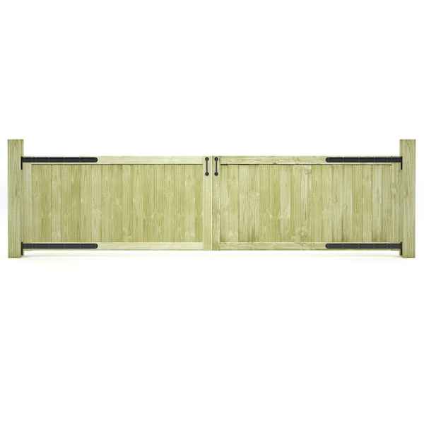 vidaXL aiav&auml;ravad, 2 tk, immutatud m&auml;nnipuit, 300 x 75 cm