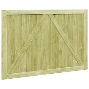 Zahradní brána 2křídlá impregnovaná borovice 300 x 100 cm - obrázek 5