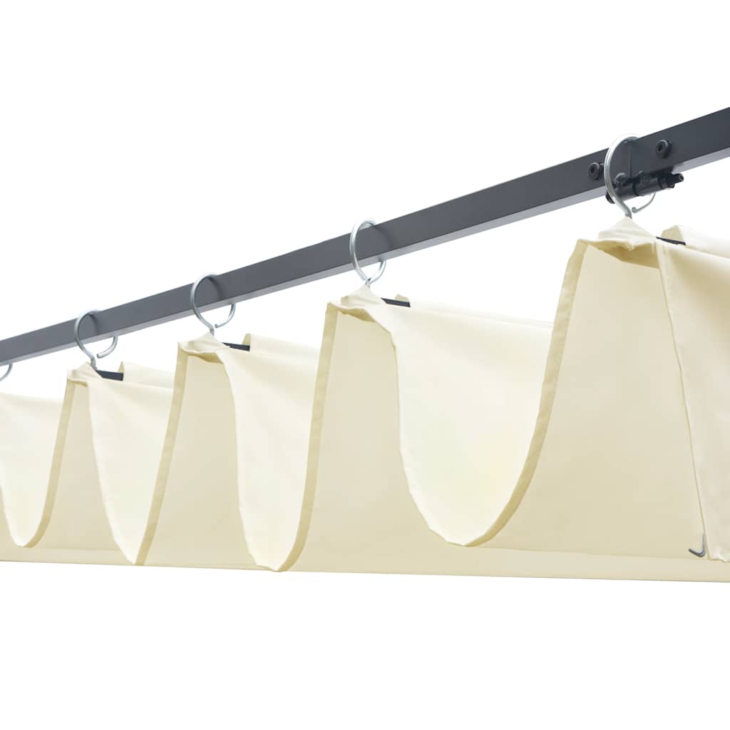 Thumbnail - vidaXL Pavillon mit Dach Poly Rattan 300x300x220 cm Braun und Creme