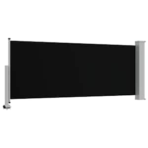 Terasová zatahovací boční markýza 100 x 300 cm černá - obrázek 8