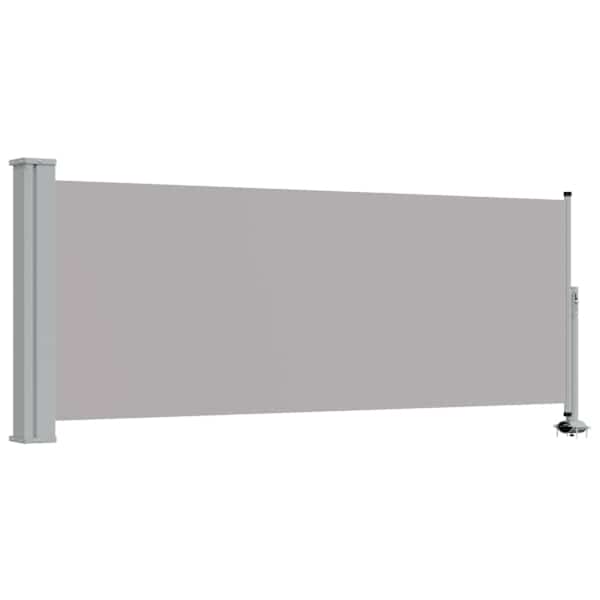 vidaXL lahtit&otilde;mmatav terrassi k&uuml;lgsein, 100 x 300 cm, hall