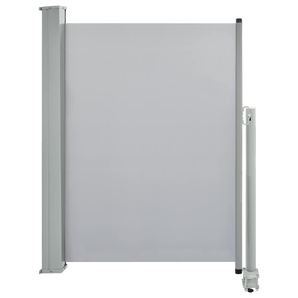 vidaXL Tuinscherm uittrekbaar 100x300 cm grijs