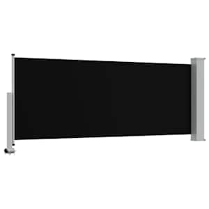 Terasová zatahovací boční markýza 120 x 300 cm černá - obrázek 7