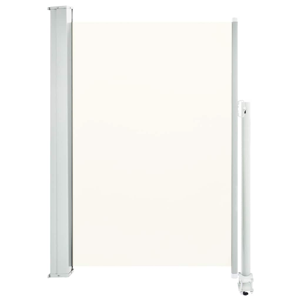 VidaXL Auvent Latéral Rétractable De Patio 120 X 300 Cm Blanc Cassé