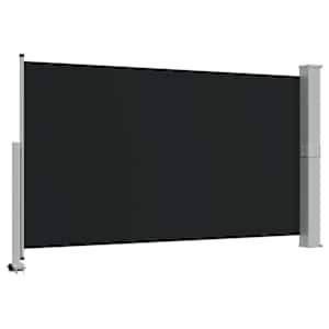 Terasová zatahovací boční markýza 140 x 300 cm černá - obrázek 7