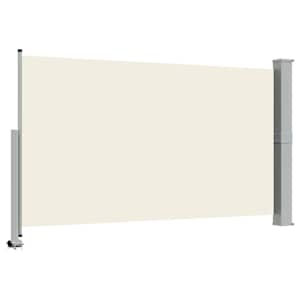 Terasová zatahovací boční markýza 140 x 300 cm krémová - obrázek 7