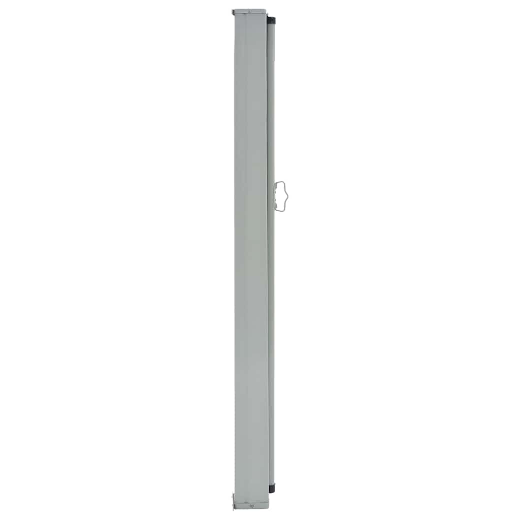 vidaXL Tuinscherm uittrekbaar 140x300 cm grijs afbeelding