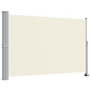 Terasová zatahovací boční markýza 160 x 300 cm krémová - obrázek 2