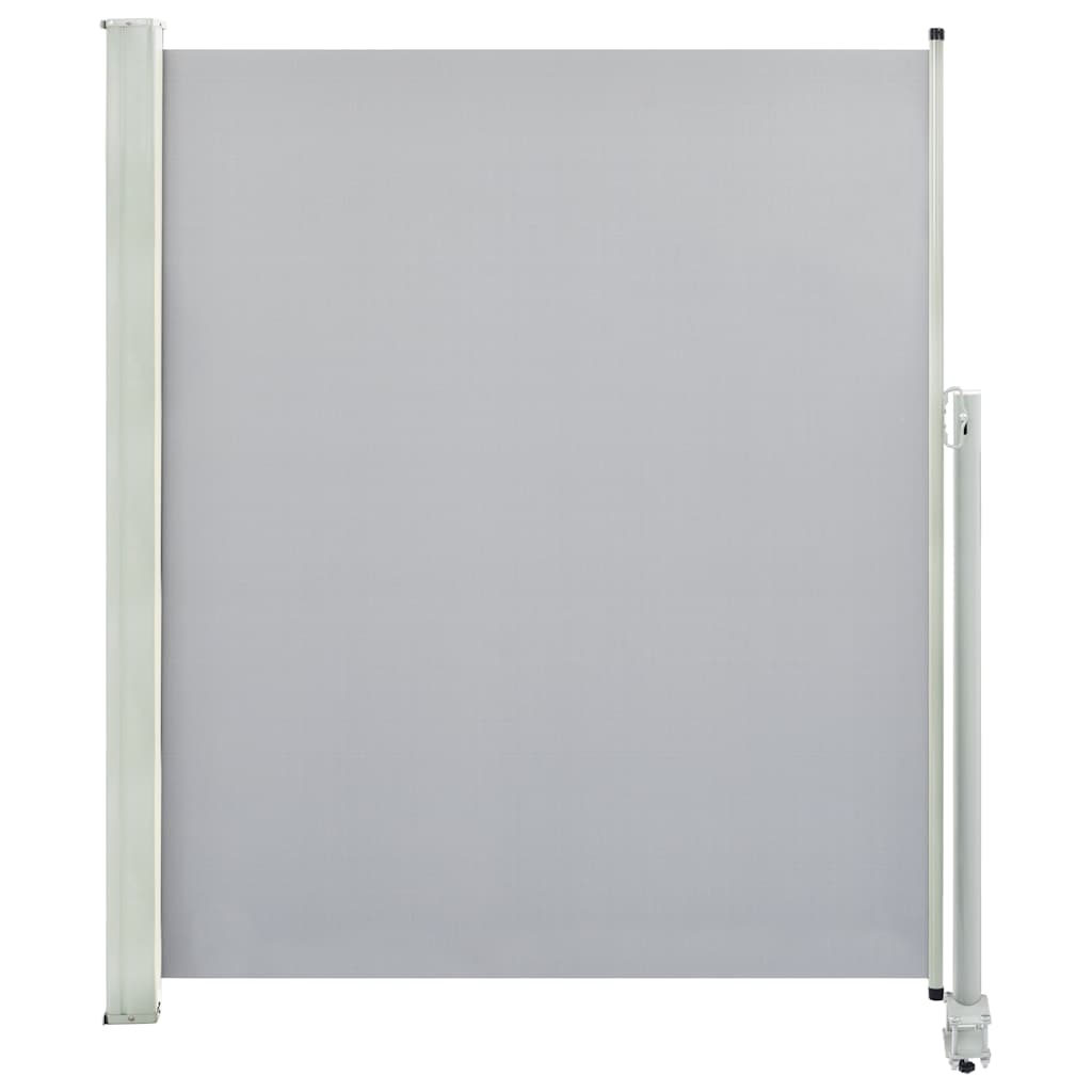 vidaXL Tuinscherm uittrekbaar 160x300 cm grijs