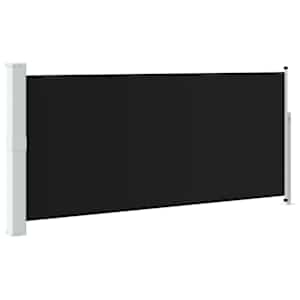 vidaXL lahtit&otilde;mmatav k&uuml;lgsein, 140 x 314 cm, must