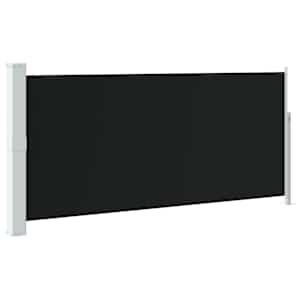 Zatahovací boční markýza / zástěna 140 x 300 cm černá - obrázek 2