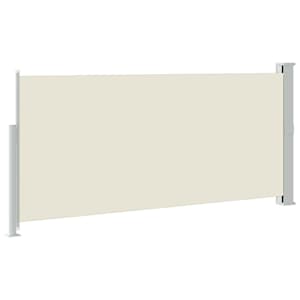 Zatahovací boční markýza / zástěna 140 x 300 cm krémová - obrázek 7