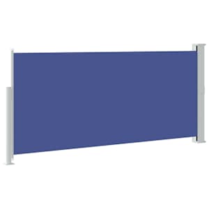 Zatahovací boční markýza / zástěna 140 x 300 cm modrá - obrázek 6