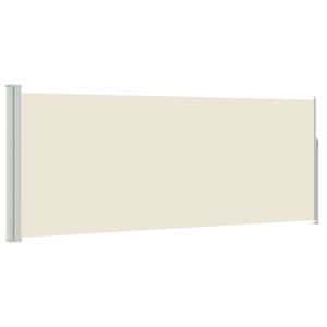 Zatahovací boční markýza / zástěna 120 x 300 cm krémová - obrázek 2
