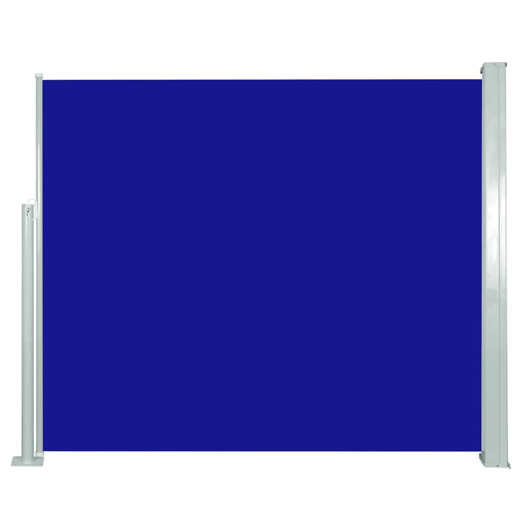 vidaXL Copertină laterală retractabilă, albastru, 120×300 cm 120x300 imagine noua