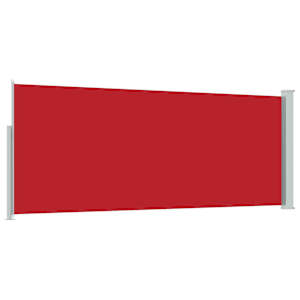 Zatahovací boční markýza / zástěna 120 x 300 cm červená - obrázek 6