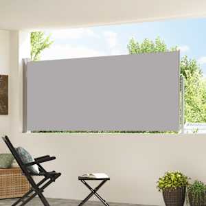 Zatahovací boční markýza / zástěna 120 x 300 cm šedá - obrázek 3