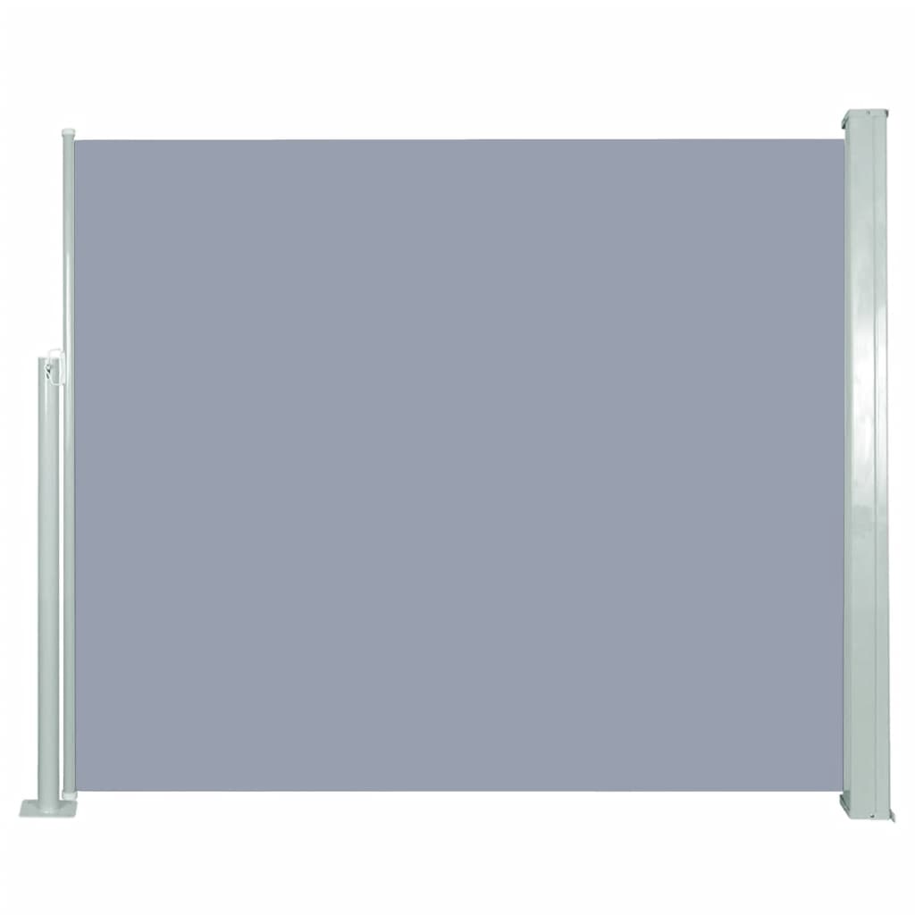 Ausziehbare Seitenmarkise 120x300 cm Grau | Stepinfit.de