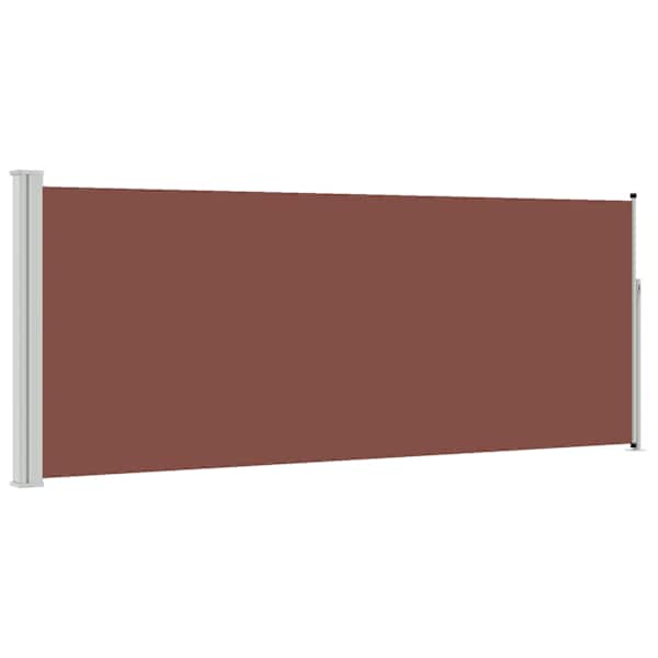 vidaXL lahtit&otilde;mmatav k&uuml;lgsein, 117x314 cm, pruun