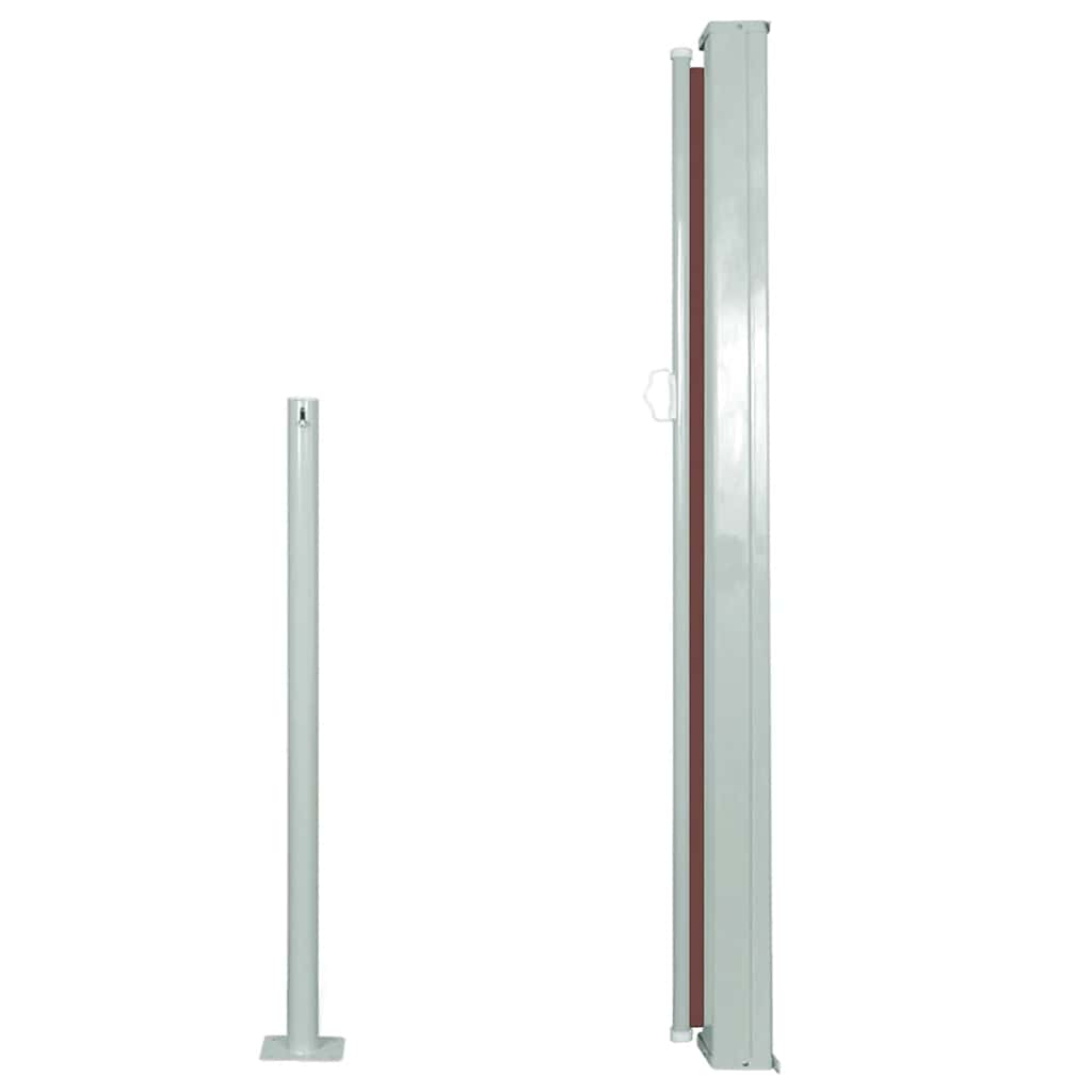 

vidaXL Retractable Side Awning 47.2"x118.1" Brown