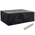 vidaXL Capa para mobiliário de jardim com 8 ilhós 242x162x100 cm