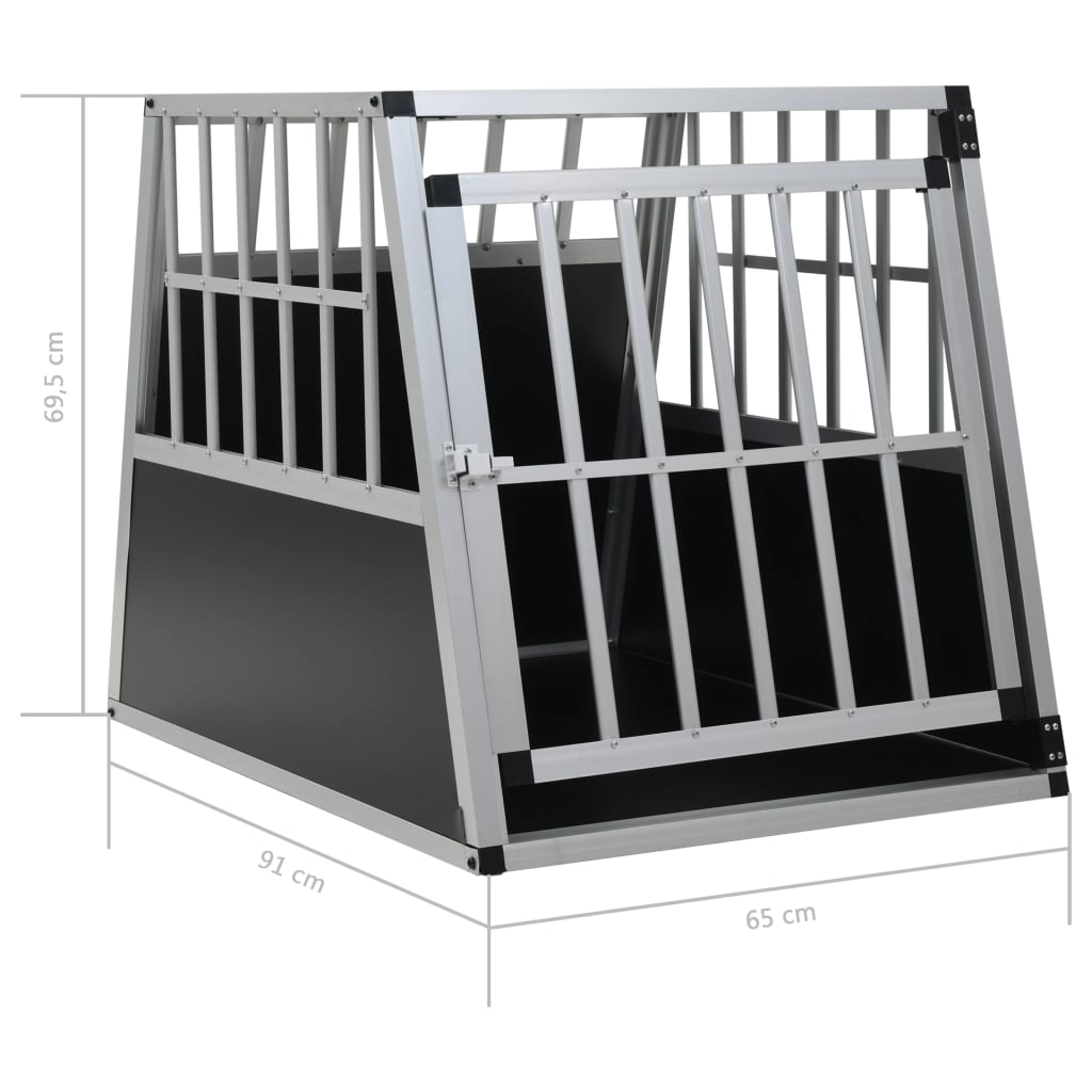 Kavez za pse s jednim vratima 65 x 91 x 69,5 cm
