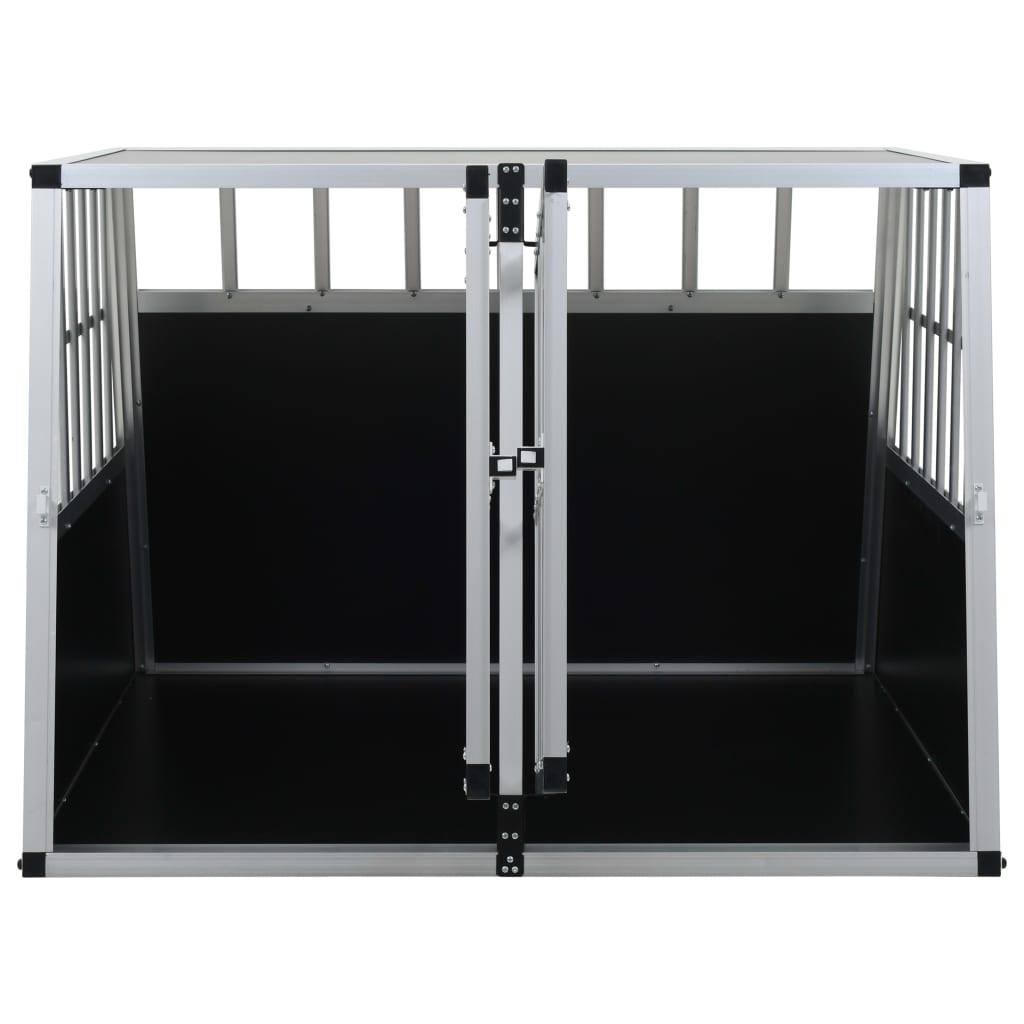 Cage pour chien à double porte - 94x88x69 cm
