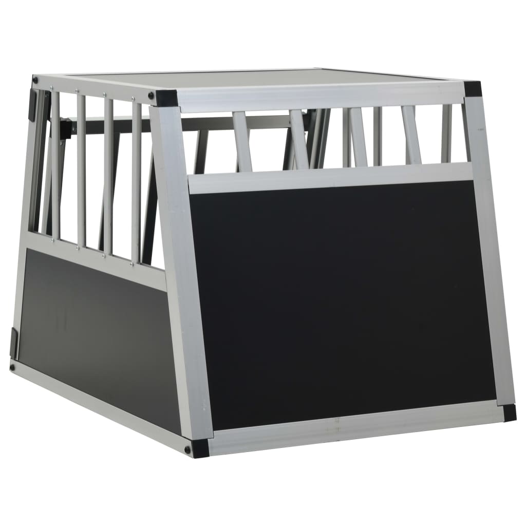 Cage de transport en aluminium pour chien - 54x69x50 cm