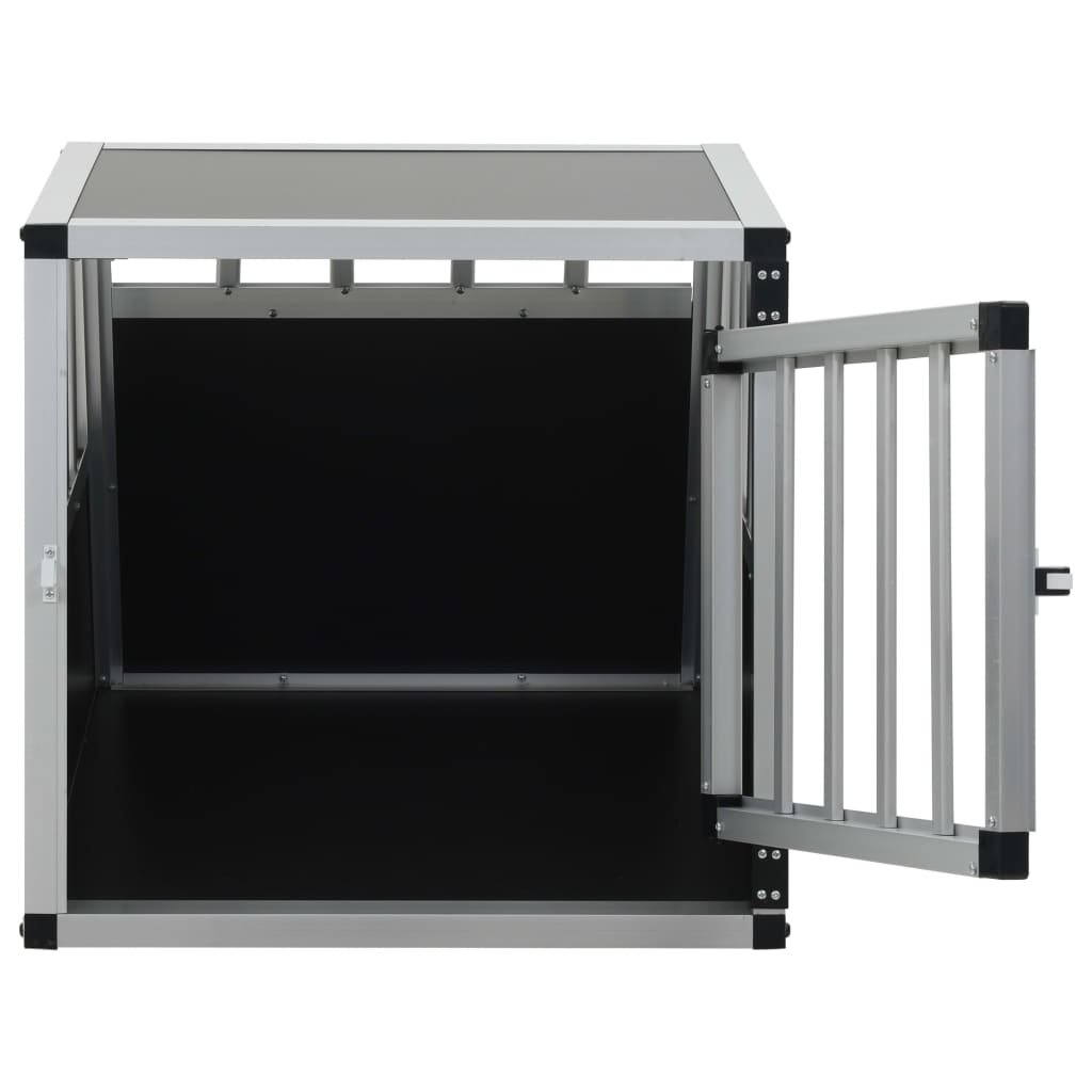 Cage de transport en aluminium pour chien - 54x69x50 cm